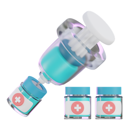 Vaccination  3D Icon