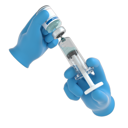 Vaccination 3D Illustration