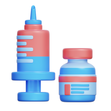 Vaccination  3D Icon