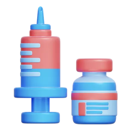 Vaccination  3D Icon