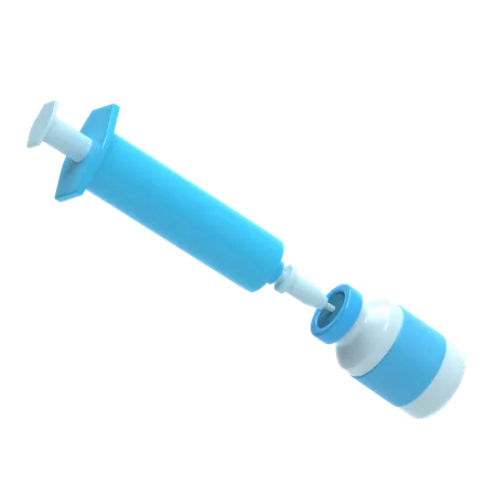 Vaccination  3D Illustration