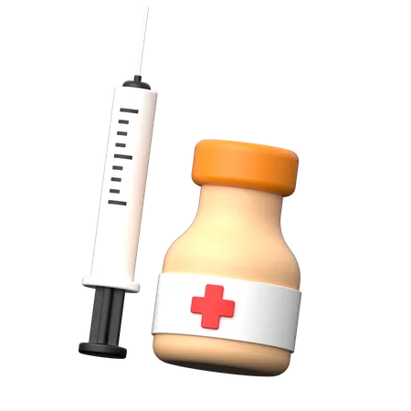 Vaccine  3D Icon