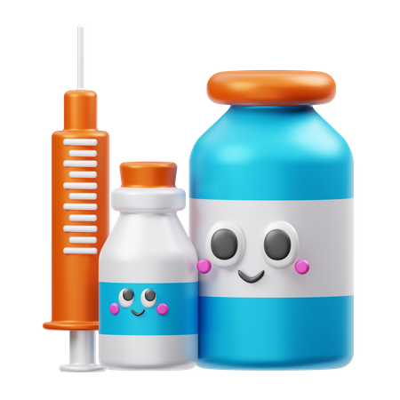 Vaccine  3D Icon