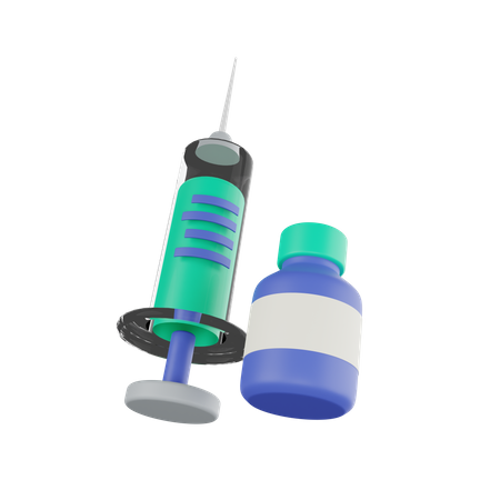 Vaccine  3D Icon