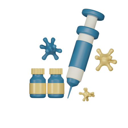 Vaccine  3D Icon