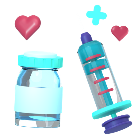 Vaccine 3D Icon