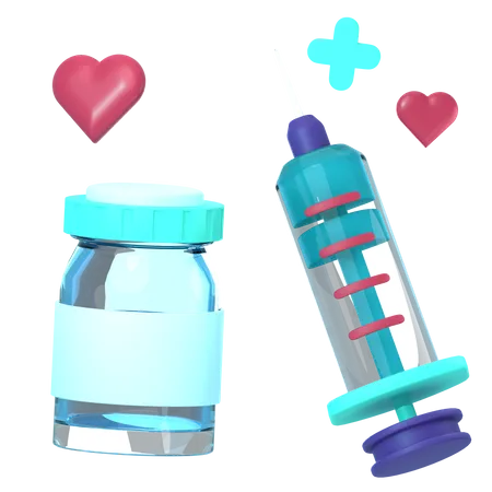 Vaccine 3D Icon