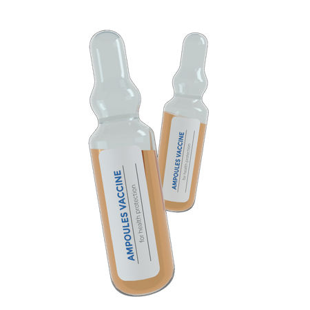 Vaccine Ampoule  3D Icon