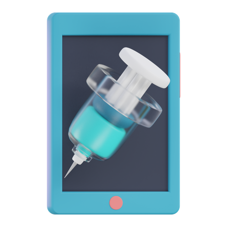 Vaccine App  3D Icon
