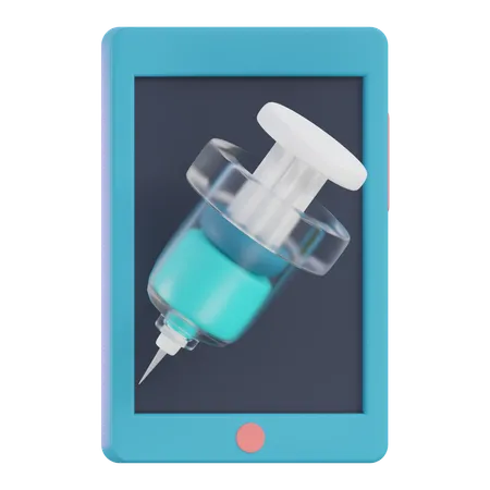 Vaccination 3 D Illustration 3D Icon