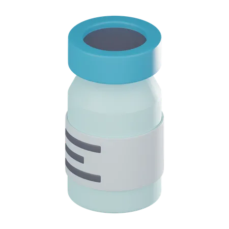 Vaccine Bottle Icon For Medical Healthcare And Immunization Projects Disease Prevention And Wellness In Your Digital Projects 3 D Render Illustration 3D Icon