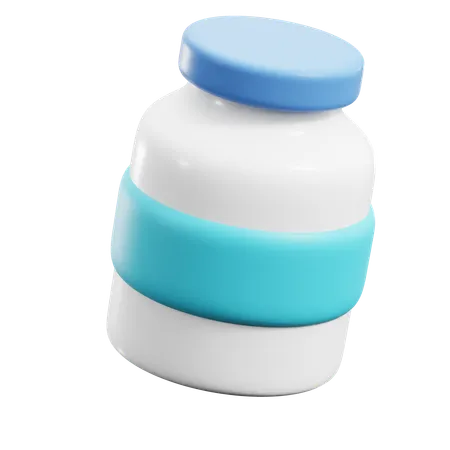 Vaccine Bottle  3D Icon