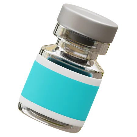 Vaccine Bottle  3D Icon