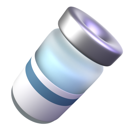 Vaccine Bottle  3D Icon