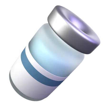 Vaccine Bottle  3D Icon