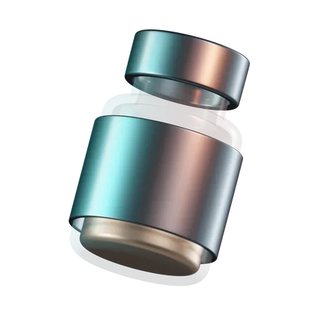 Vaccine Bottle  3D Icon