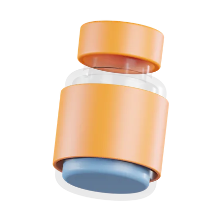 Vaccine Bottle  3D Icon