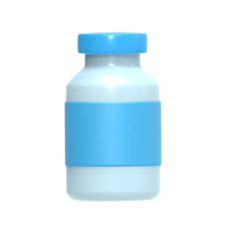 Vaccine Bottle  3D Icon