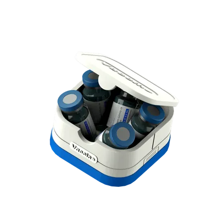 Vaccine Carrier Box  3D Illustration