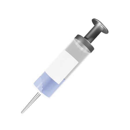 Vaccine Shot  3D Illustration