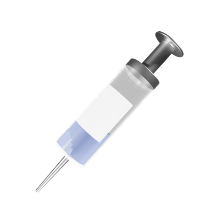Vaccine Shot 3D Illustration