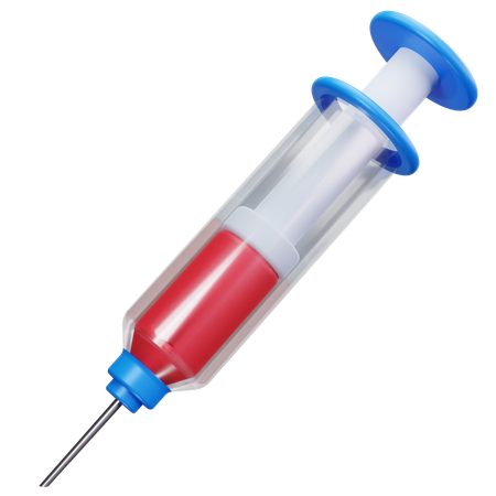Vaccine Syringe  3D Icon