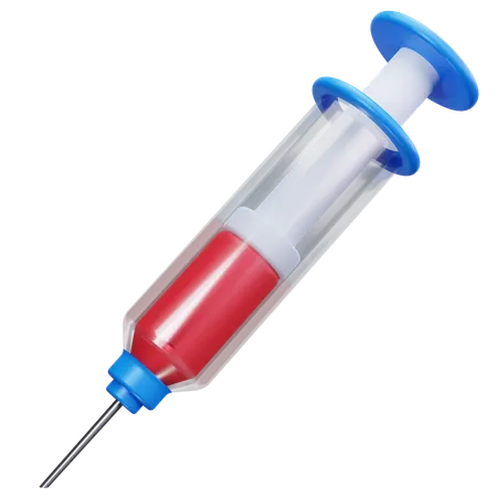 Vaccine Syringe  3D Icon