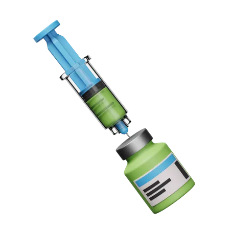 Vaccine Syringe 3 D Icons For Your All Of Your Design Needs 3D Icon