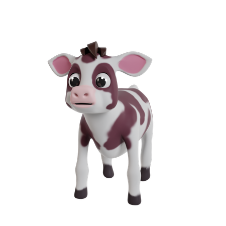 Vache  3D Icon