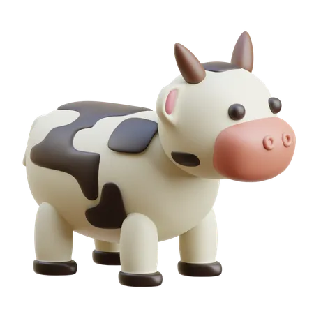 Vache  3D Icon