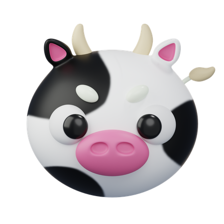 Vache  3D Icon