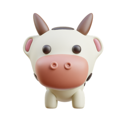 Vache  3D Icon