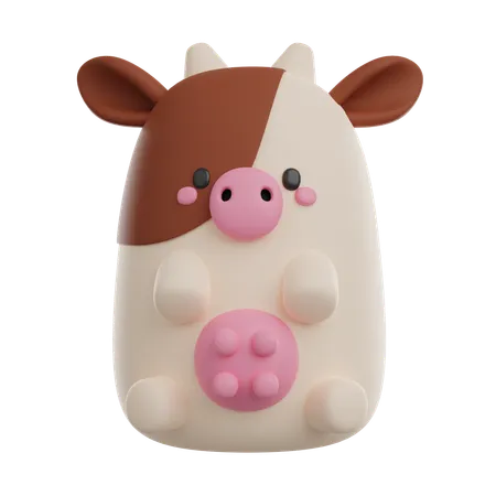 Vache  3D Icon