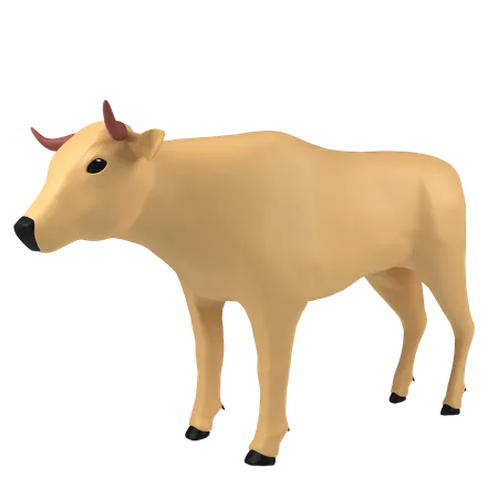 Vache  3D Icon