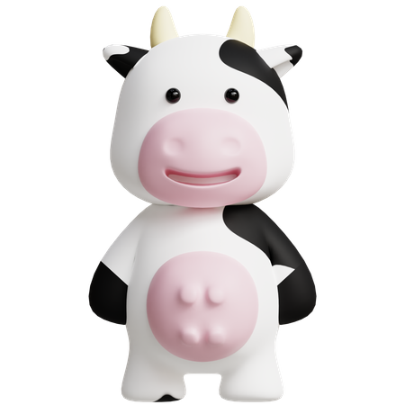 Vache  3D Icon