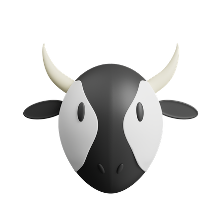 Vache  3D Illustration