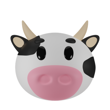 Vache  3D Icon