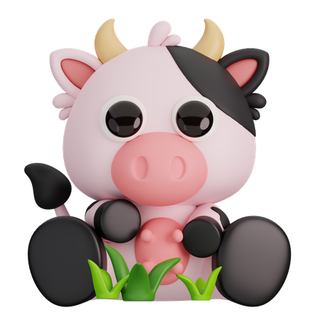 Vache  3D Icon