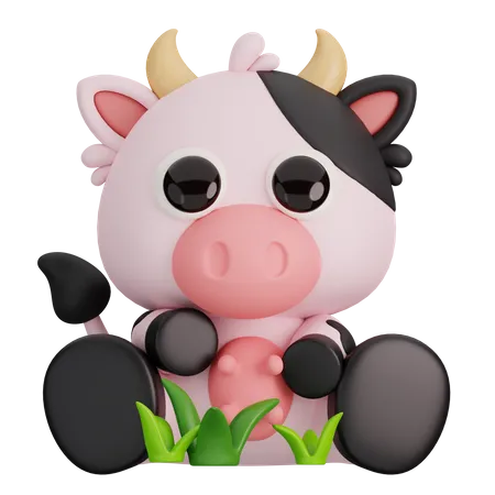 Vache  3D Icon