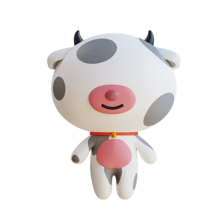 Vache mignonne  3D Icon