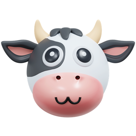 Vache mignonne  3D Icon