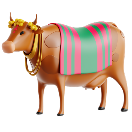 Vache sacrée  3D Icon