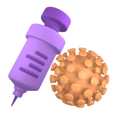 Vacuna contra el coronavirus  3D Illustration