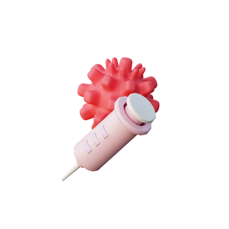 Vacuna Corona  3D Icon