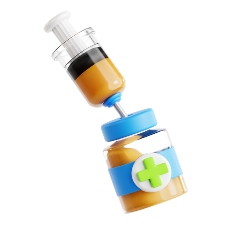 Vacunación  3D Icon