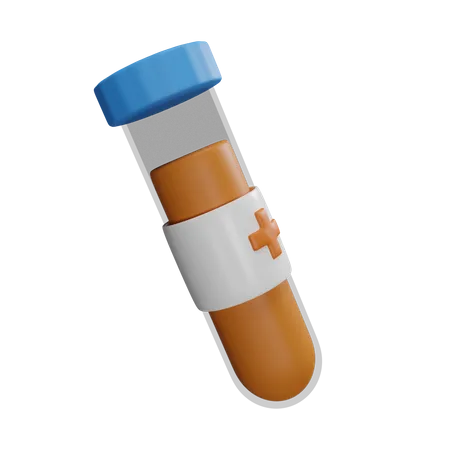 Vacutainer tube  3D Icon