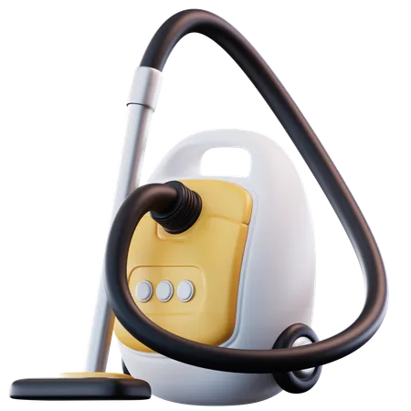 3 D Illustration Vacuum Cleaner 3D Icon