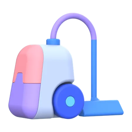 Vacuum cleaner 3D Illustration