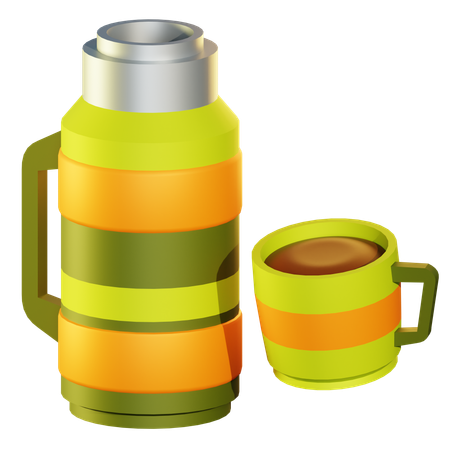 Vacuum Insulated Bottle  3D Icon