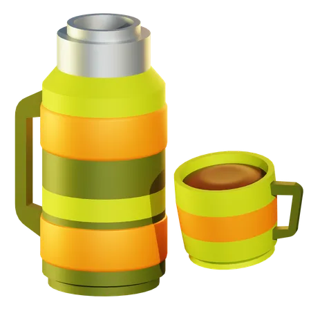 Vacuum Insulated Bottle  3D Icon